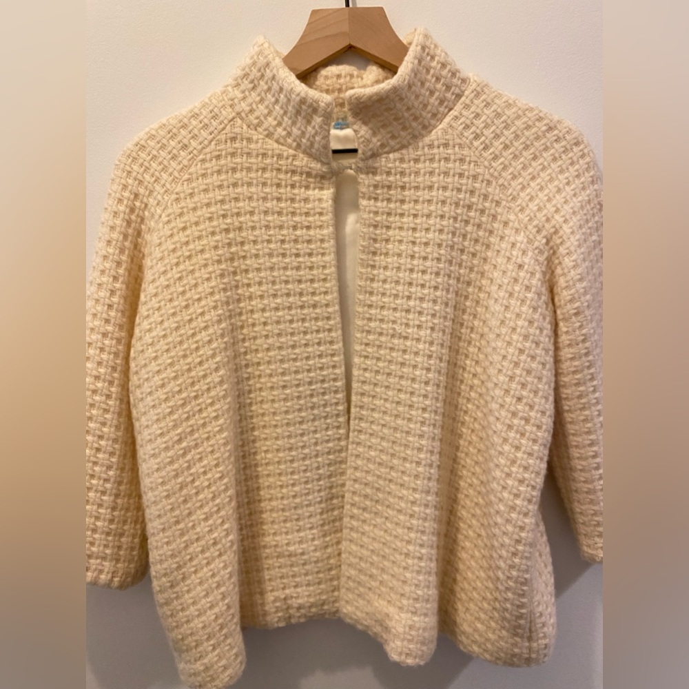 J. McLaughlin Cropped Cashmere/Wool Jacket